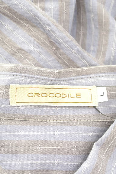 Crocodile（クロコダイル）の古着「マルチストライプシャツ（Ｔシャツ）」大画像６へ