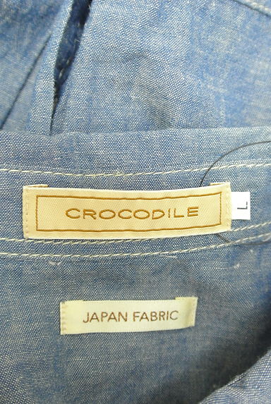Crocodile（クロコダイル）の古着「７分袖シャンブレーシャツ（カジュアルシャツ）」大画像６へ