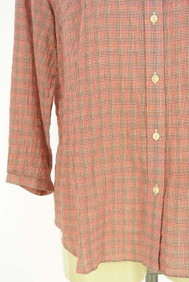 Crocodile（クロコダイル）の古着「チェック柄コットン混シャツ（ブラウス）」大画像５へ