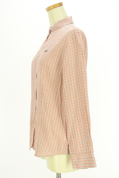 Crocodile（クロコダイル）の古着「ラウンドヘムチェックシャツ（ブラウス）」大画像３へ