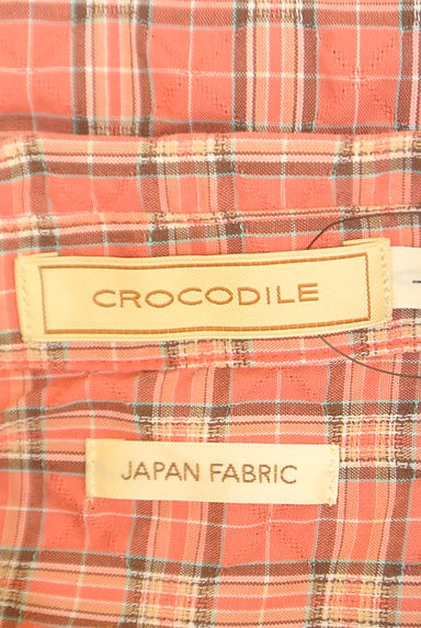 Crocodile（クロコダイル）の古着「ポケット付きチェック柄シャツ（カジュアルシャツ）」大画像６へ