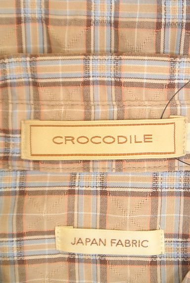 Crocodile（クロコダイル）の古着「ウエストポケット付きチェック柄シャツ（カジュアルシャツ）」大画像６へ