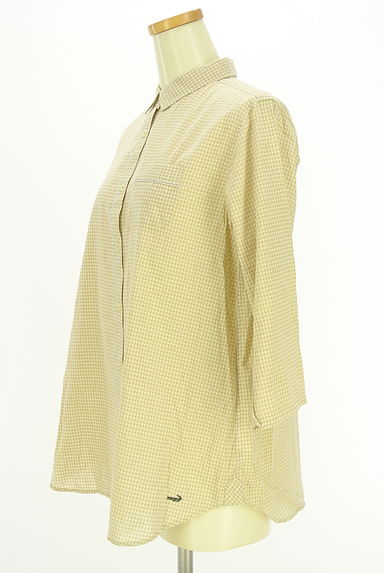 Crocodile（クロコダイル）の古着「２ＷＡＹギンガムチェック柄シャツ（カジュアルシャツ）」大画像３へ