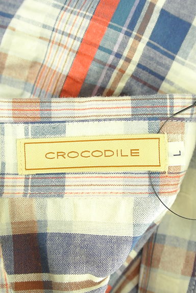Crocodile（クロコダイル）の古着「シアサッカーチェックシャツ（カジュアルシャツ）」大画像６へ