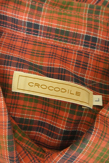 Crocodile（クロコダイル）の古着「ワンポイントチェックシャツ（カジュアルシャツ）」大画像６へ