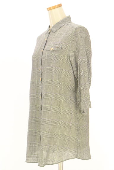 Crocodile（クロコダイル）の古着「８分袖チェックシャツ（カジュアルシャツ）」大画像３へ