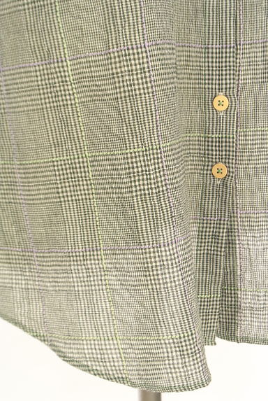 Crocodile（クロコダイル）の古着「８分袖チェックシャツ（カジュアルシャツ）」大画像５へ