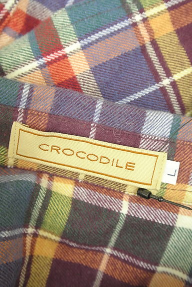 Crocodile（クロコダイル）の古着「チェック柄フランネルシャツ（カジュアルシャツ）」大画像６へ