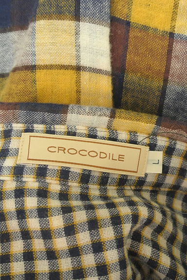 Crocodile（クロコダイル）の古着「ふんわりコットンチェックシャツ（カジュアルシャツ）」大画像６へ