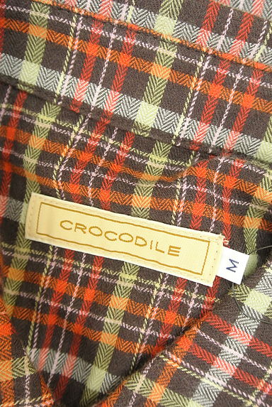 Crocodile（クロコダイル）の古着「薄手起毛チェックシャツ（カジュアルシャツ）」大画像６へ