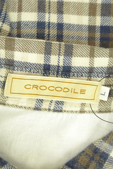 Crocodile（クロコダイル）の古着「チェック柄起毛シャツ（カジュアルシャツ）」大画像６へ