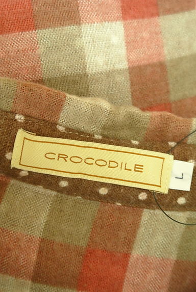 Crocodile（クロコダイル）の古着「チェック×ドットシャツ（カジュアルシャツ）」大画像６へ