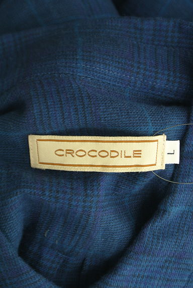 Crocodile（クロコダイル）の古着「ドロストチェックチュニックシャツ（カジュアルシャツ）」大画像６へ