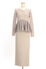 PROPORTION BODY DRESSING（プロポーションボディ ドレッシング）の古着「セットアップ（ジャケット＋スカート）」前
