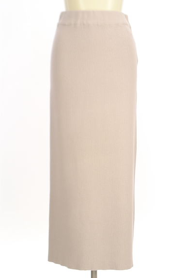PROPORTION BODY DRESSING（プロポーションボディ ドレッシング）の古着「サテンペプラムニット＋ロングスカート（セットアップ（ジャケット＋スカート））」大画像５へ