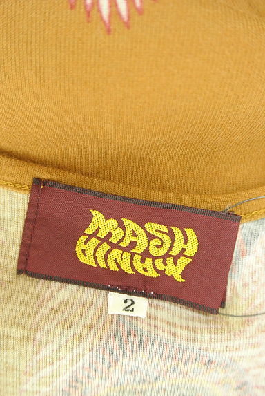 mash mania（マッシュマニア）の古着「羽根柄タンクトップ（カットソー・プルオーバー）」大画像６へ