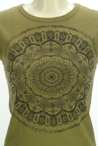 mash mania（マッシュマニア）の古着「エスニック柄半袖Ｔシャツ（カットソー・プルオーバー）」大画像４へ