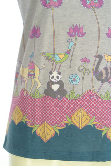 mash mania（マッシュマニア）の古着「動物プリント半袖Ｔシャツ（カットソー・プルオーバー）」大画像５へ
