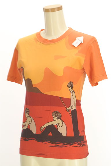 mash mania（マッシュマニア）の古着「ターバン男性プリント半袖Ｔシャツ（カットソー・プルオーバー）」大画像４へ