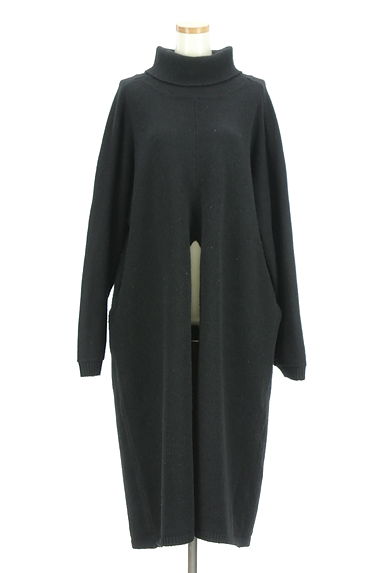 antiqua（アンティカ）の古着「patterntorso フロントスリットロングニット（ニット）」大画像１へ
