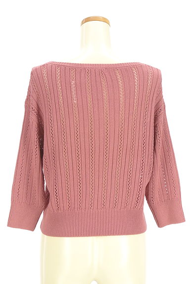 PROPORTION BODY DRESSING（プロポーションボディ ドレッシング）の古着「透かし編み七分袖ニット（ニット）」大画像２へ