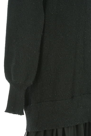 PROPORTION BODY DRESSING（プロポーションボディ ドレッシング）の古着「ニット×チュールドッキングワンピース（ワンピース・チュニック）」大画像４へ