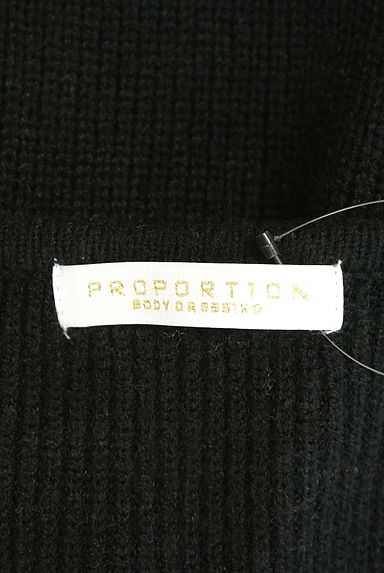 PROPORTION BODY DRESSING（プロポーションボディ ドレッシング）の古着「ニット×チュールドッキングワンピース（ワンピース・チュニック）」大画像６へ