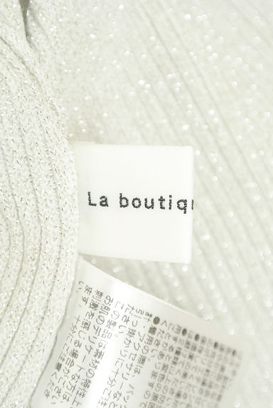 La boutique BonBon（ラブティックボンボン）の古着「五分袖ラメリブニット（ニット）」大画像６へ
