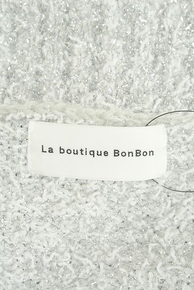 La boutique BonBon（ラブティックボンボン）の古着「Vネックラメニット（ニット）」大画像６へ