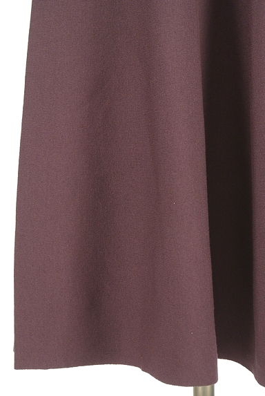 PROPORTION BODY DRESSING（プロポーションボディ ドレッシング）の古着「膝下丈ニットフレアワンピース（ワンピース・チュニック）」大画像５へ