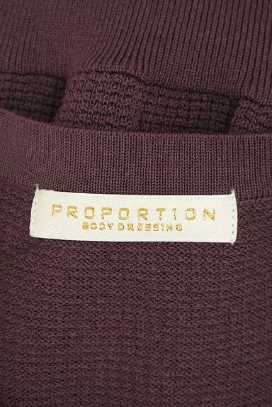 PROPORTION BODY DRESSING（プロポーションボディ ドレッシング）の古着「膝下丈ニットフレアワンピース（ワンピース・チュニック）」大画像６へ