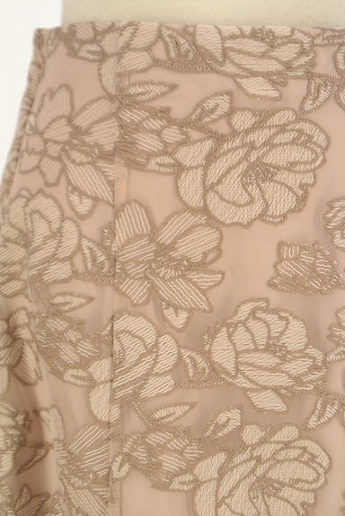 PROPORTION BODY DRESSING（プロポーションボディ ドレッシング）の古着「花刺繍マーメイドチュールスカート（ロングスカート・マキシスカート）」大画像４へ