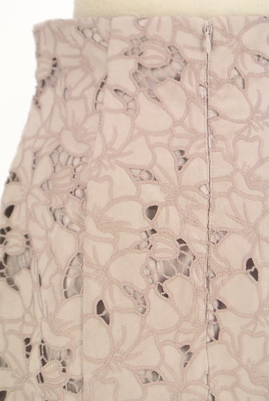 PROPORTION BODY DRESSING（プロポーションボディ ドレッシング）の古着「花刺繍スウェード調ロングスカート（ロングスカート・マキシスカート）」大画像４へ