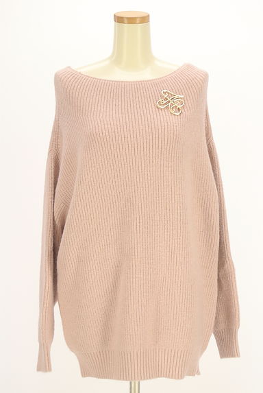 PROPORTION BODY DRESSING（プロポーションボディ ドレッシング）の古着「ブローチ付きラメニット（ニット）」大画像１へ