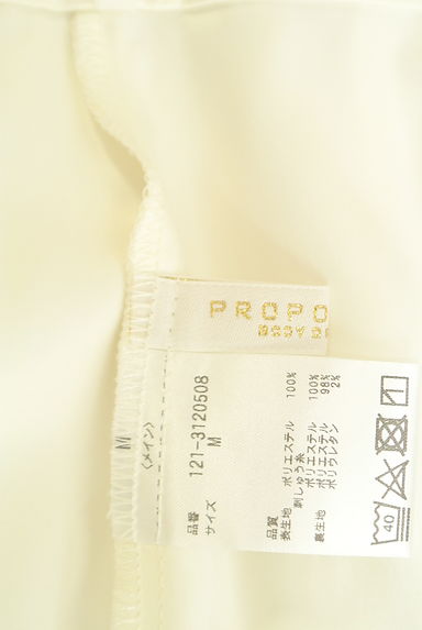 PROPORTION BODY DRESSING（プロポーションボディ ドレッシング）の古着「花刺繍オーガンジーロングフレアスカート（ロングスカート・マキシスカート）」大画像６へ