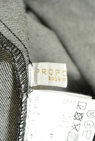 PROPORTION BODY DRESSING（プロポーションボディ ドレッシング）の古着「ビッグリボンブラックデニムロングワンピース（キャミワンピース）」大画像６へ