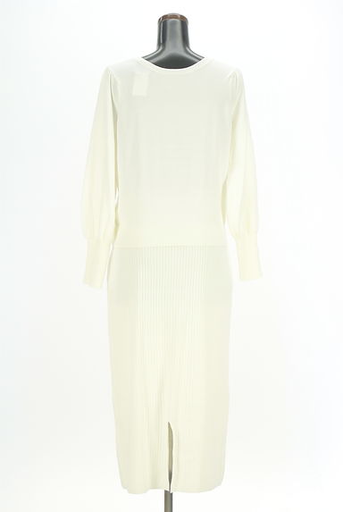PROPORTION BODY DRESSING（プロポーションボディ ドレッシング）の古着「前後着ニット＋ロングスカート（セットアップ（ジャケット＋スカート））」大画像２へ