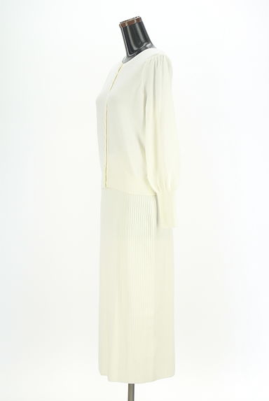 PROPORTION BODY DRESSING（プロポーションボディ ドレッシング）の古着「前後着ニット＋ロングスカート（セットアップ（ジャケット＋スカート））」大画像３へ