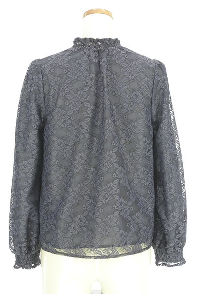 PROPORTION BODY DRESSING（プロポーションボディ ドレッシング）の古着「フリルハイネック総レースカットソー（カットソー・プルオーバー）」大画像２へ