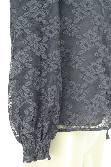 PROPORTION BODY DRESSING（プロポーションボディ ドレッシング）の古着「フリルハイネック総レースカットソー（カットソー・プルオーバー）」大画像５へ