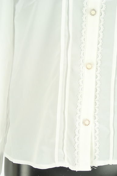 axes femme（アクシーズファム）の古着「axes femme POETIQUE リボン付き光沢ブラウス（ブラウス）」大画像５へ