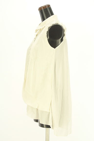 axes femme（アクシーズファム）の古着「レース×シフォンレイヤード風ブラウス（ブラウス）」大画像３へ