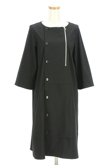 ZUCCa（ズッカ）の古着「ボタン×ファスナーデザインワンピース（ワンピース・チュニック）」大画像１へ