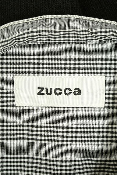 ZUCCa（ズッカ）の古着「ニット切替チェック柄シャツワンピース（ワンピース・チュニック）」大画像６へ