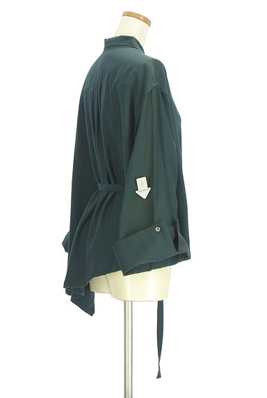 ZUCCa（ズッカ）の古着「ベルト付きアシメシャツ（ブラウス）」大画像４へ