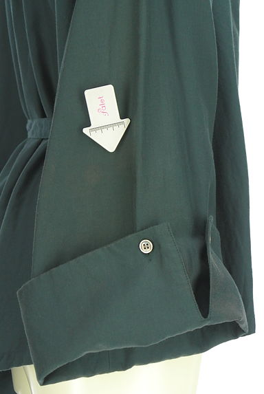 ZUCCa（ズッカ）の古着「ベルト付きアシメシャツ（ブラウス）」大画像５へ