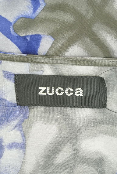 ZUCCa（ズッカ）の古着「イレギュラーヘム総柄ワンピース（ワンピース・チュニック）」大画像６へ