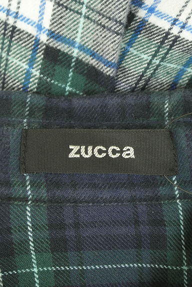 ZUCCa（ズッカ）の古着「ペプラムチェック柄シャツ（ブラウス）」大画像６へ