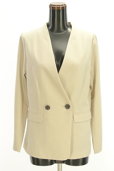 N.Natural Beauty Basic*（エヌ ナチュラルビューティーベーシック）の古着「ノーカラージャケット（ジャケット）」大画像１へ