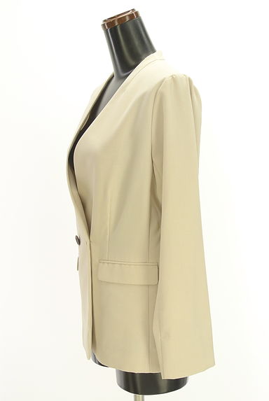 N.Natural Beauty Basic*（エヌ ナチュラルビューティーベーシック）の古着「ノーカラージャケット（ジャケット）」大画像３へ